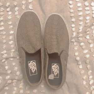 Snake skin vans
